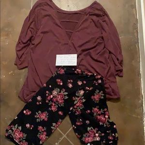 EUC. Academy Sportswear Plum 1X